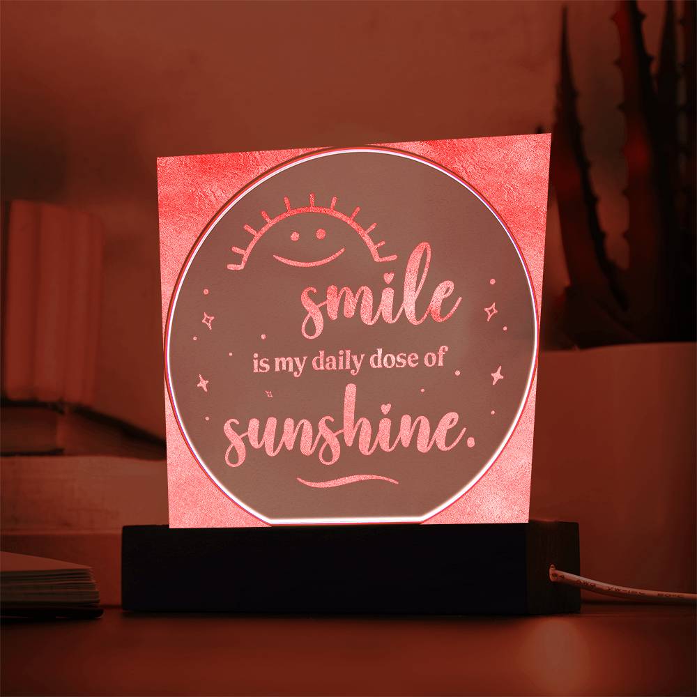 Engraved Acrylic Circle