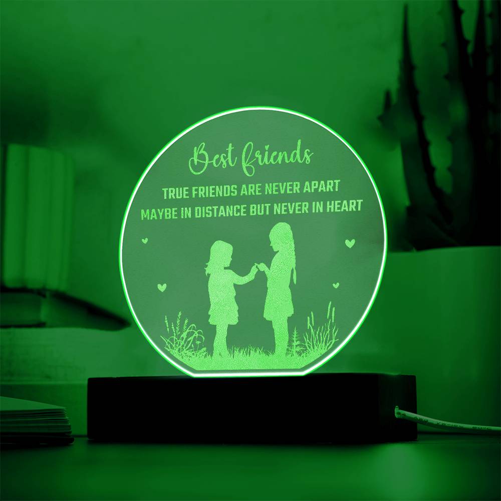 Engraved Acrylic Circle