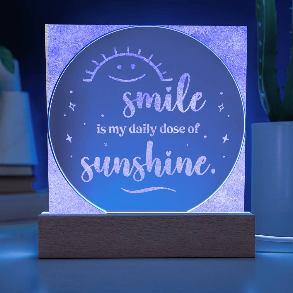 Engraved Acrylic Circle