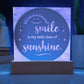 Engraved Acrylic Circle