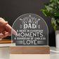 Engraved Acrylic Dome Test
