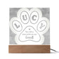 Engraved Paw Print Test 10.27.23
