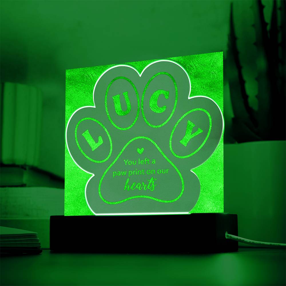 Engraved Paw Print Test 10.27.23