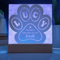 Engraved Paw Print Test 10.27.23