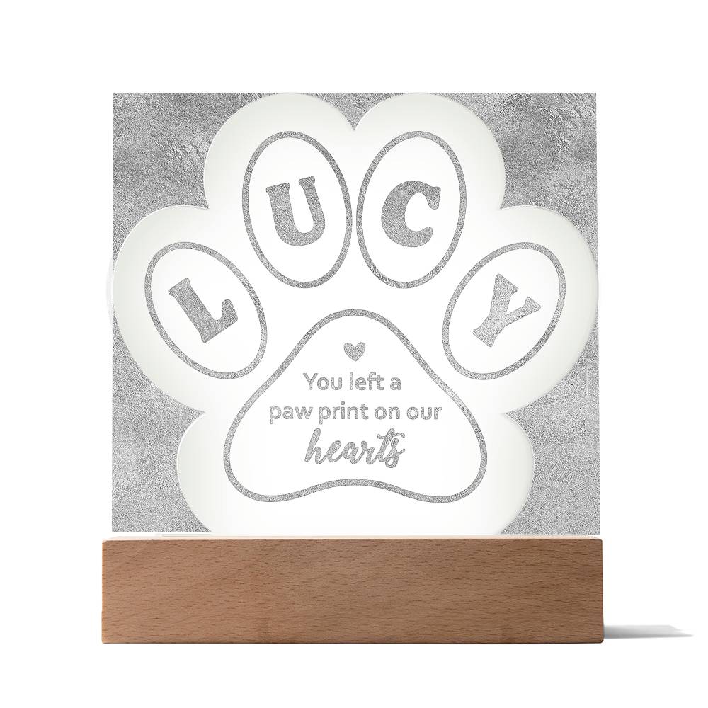 Engraved Paw Print Test 10.27.23