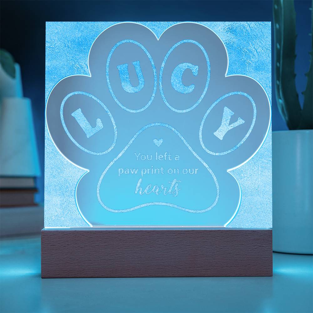Engraved Paw Print Test 10.27.23