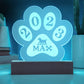 Engraved Paw Shape 10.31.23