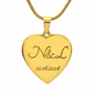 Engraved Heart Necklace - Bestie front.svg