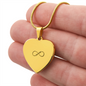 Engraved Heart necklace - Love back.svg