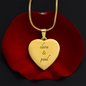 Engraved Heart Necklace - Love font.svg