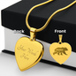 Testing Engraved Heart Necklace