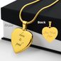 Engraved Heart Necklace - Love font.svg
