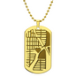Map Dog Tag Necklace images
