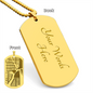Map Dog Tag Necklace images