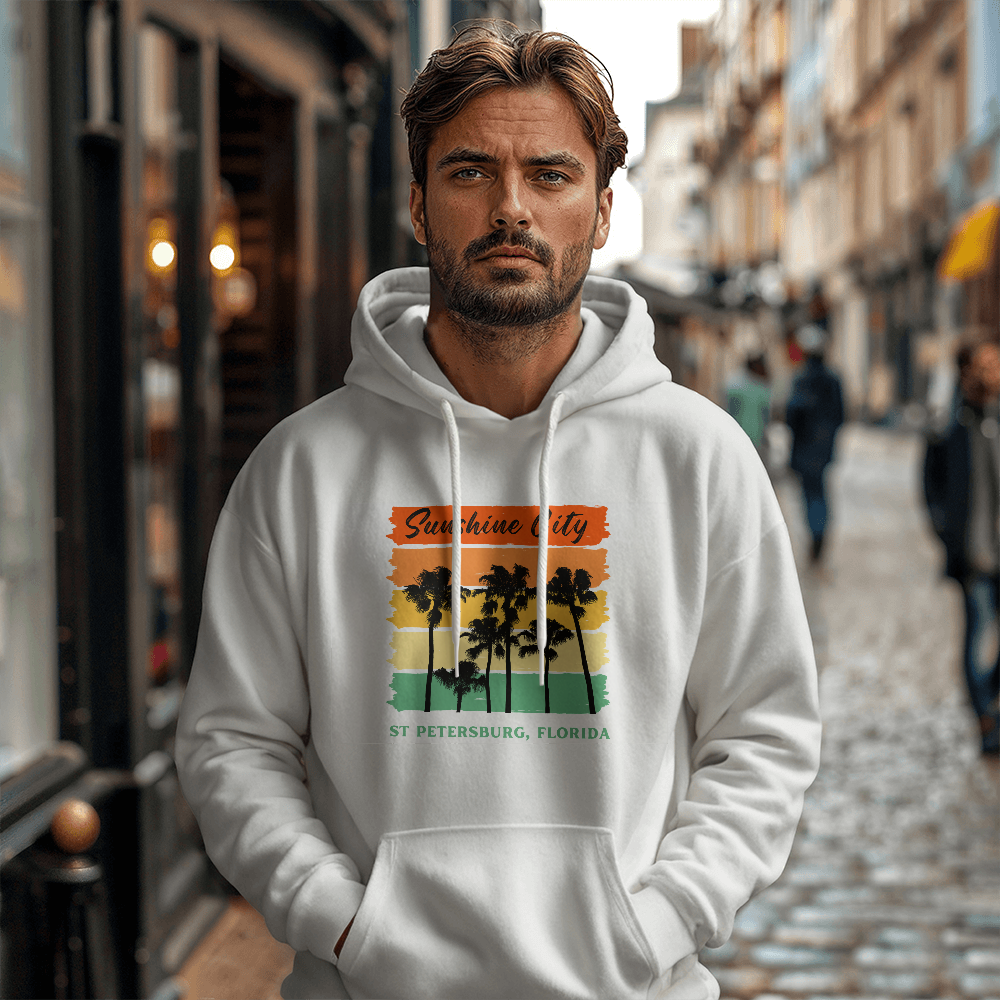 SunshineCity Hoodie - SwiftPOD Sample 3/3/25