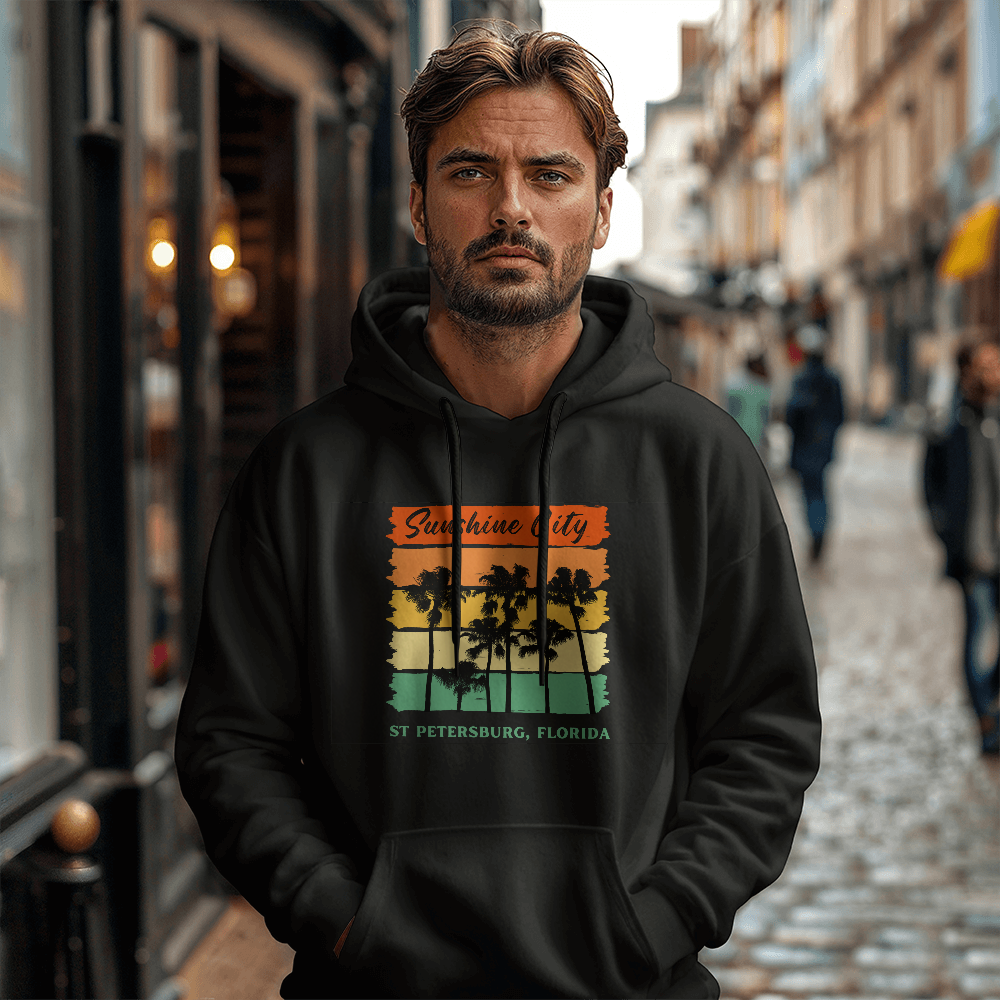 SunshineCity Hoodie - SwiftPOD Sample 3/3/25