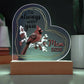 Testing Acrylic Heart LED renderings 7.26.24