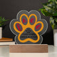 Testing Paw Print Acrylic renderings 7.26.24