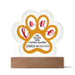 Testing Paw Print Acrylic renderings 7.26.24