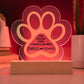 Testing Paw Print Acrylic renderings 7.26.24