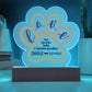 Testing Paw Print Acrylic renderings 7.26.24