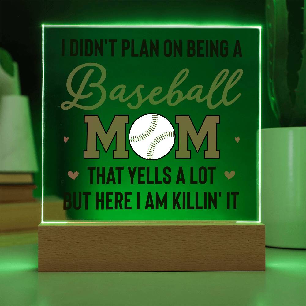 Baseball Mom Acrylic Square