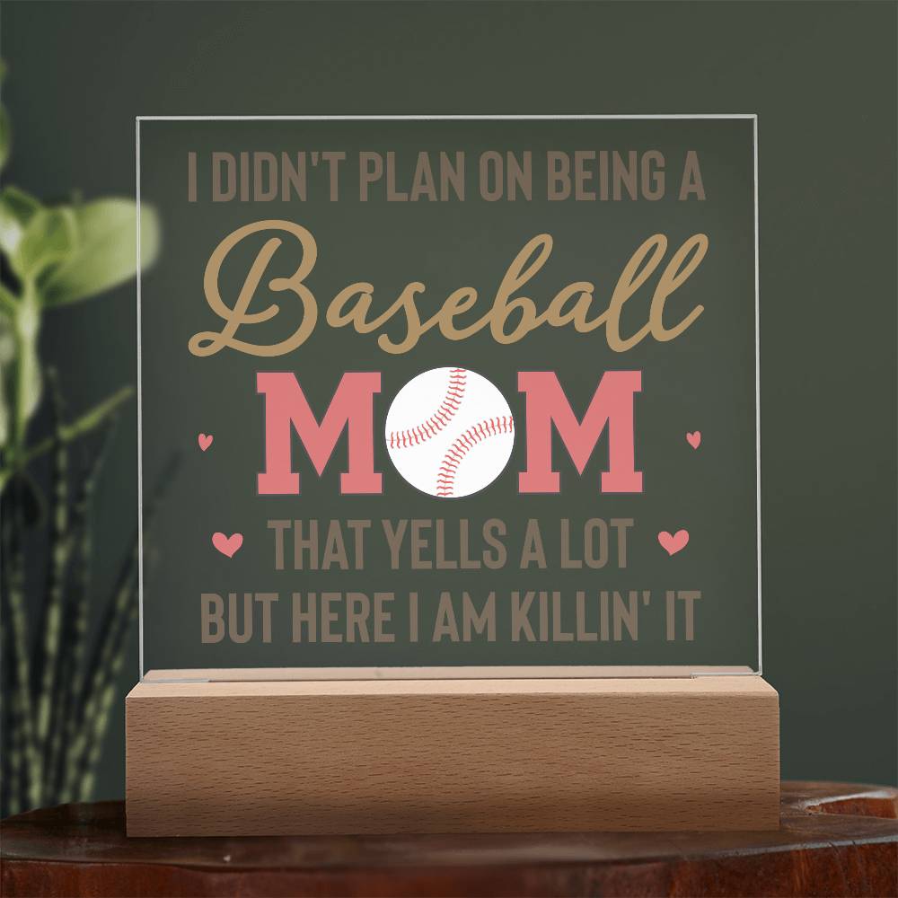 Baseball Mom Acrylic Square