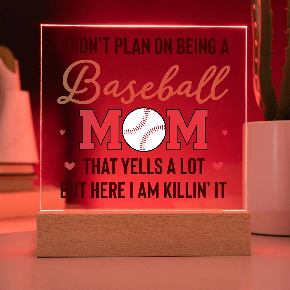 Baseball Mom Acrylic Square