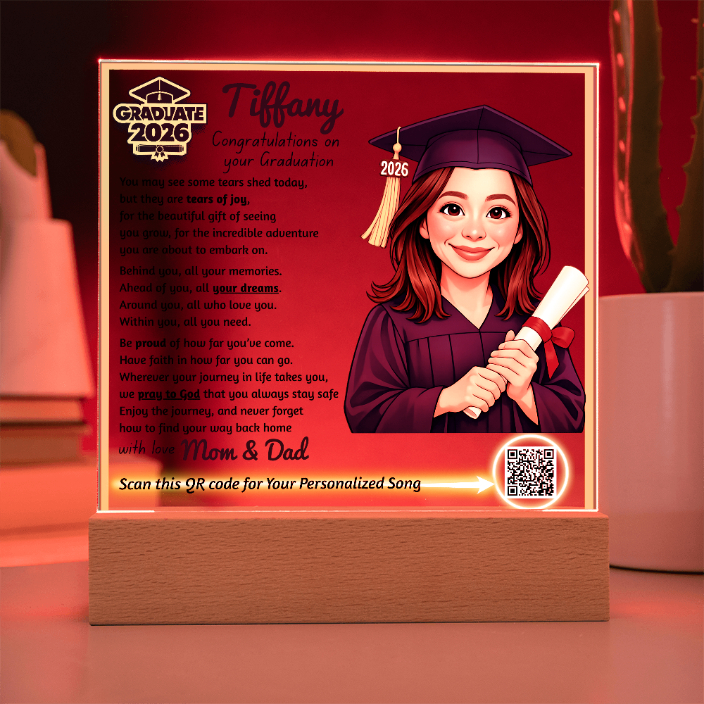 Grad Acrylic for Andrew Vo