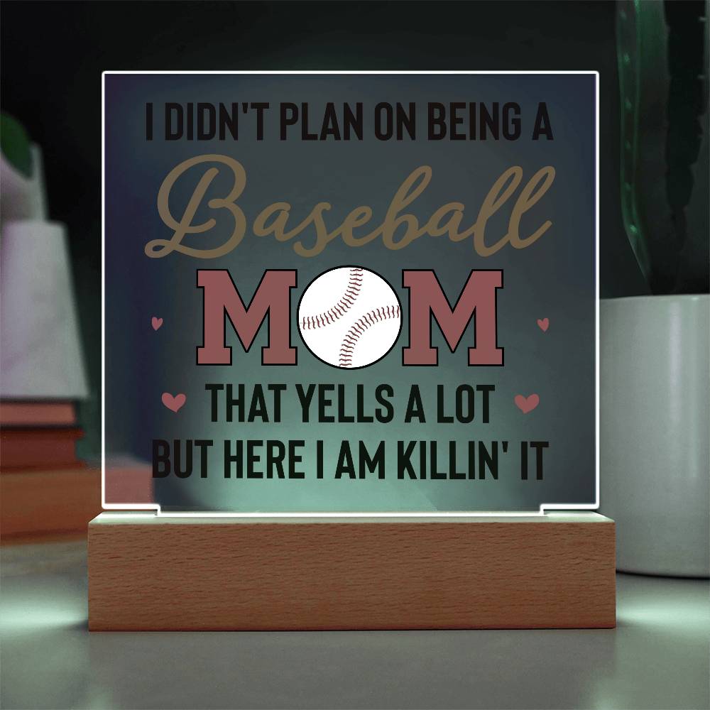 Baseball Mom Acrylic Square