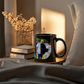 Black ceramic mug