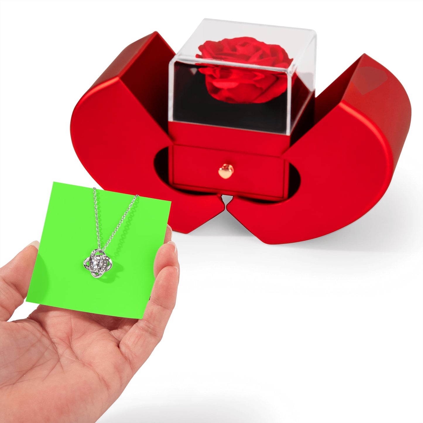 Video Sample - Red Heart Rose Box