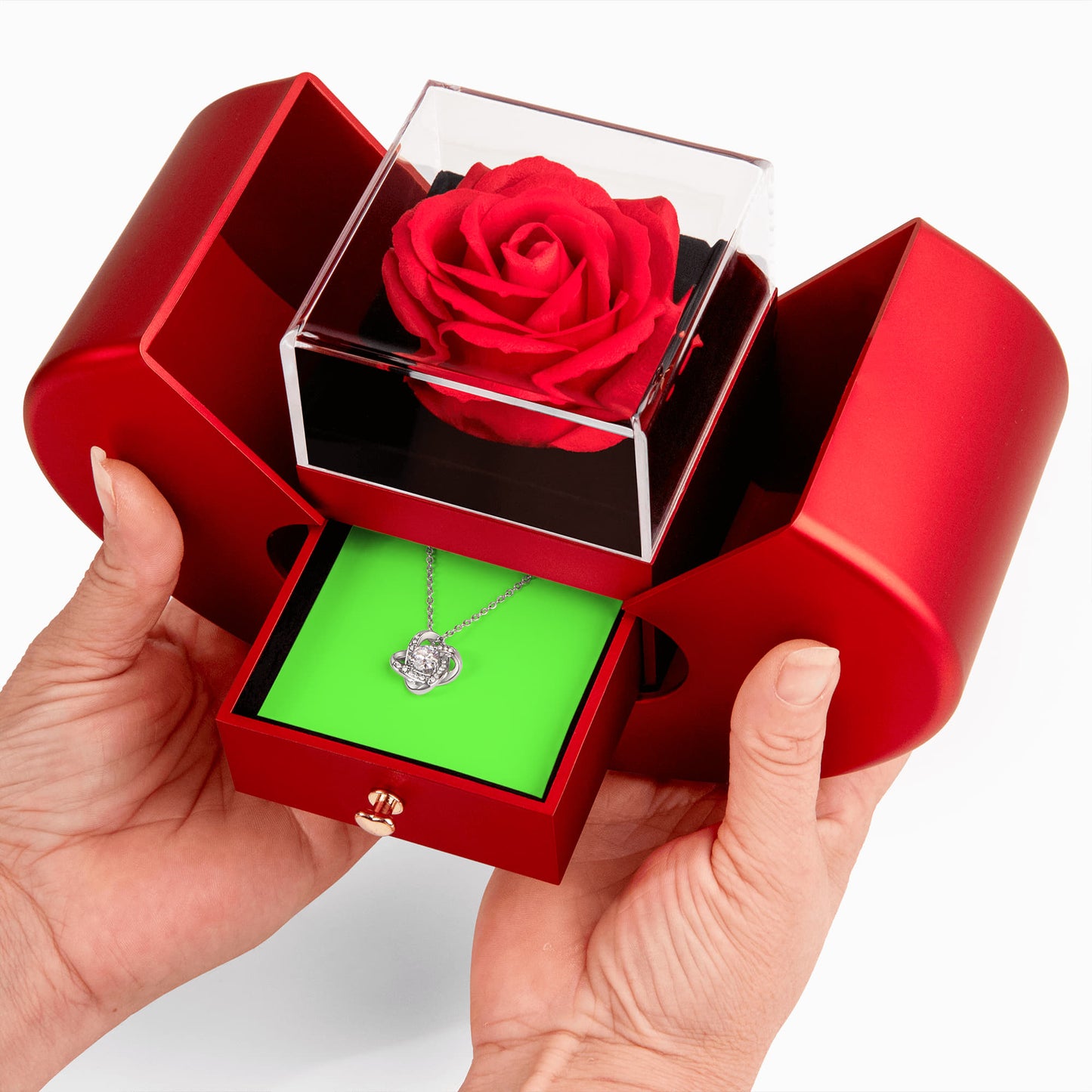 Video Sample - Red Heart Rose Box