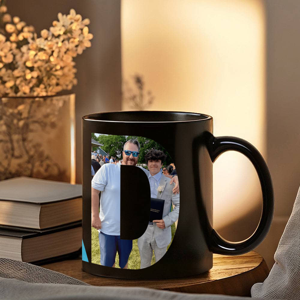 Testing Black Ceramic Mug - multi artwork