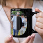 Testing Black Ceramic Mug - multi artwork