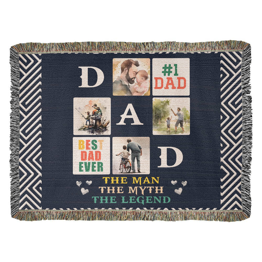 Testing Photo Heirloom Woven Blanket / Multi-Artwork & variants