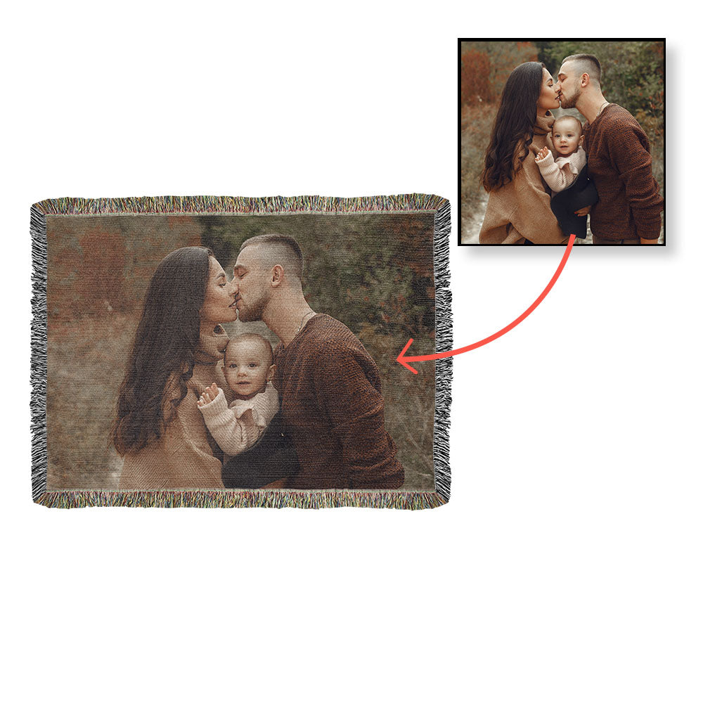 Testing Photo Heirloom Woven Blanket / Multi-Artwork & variants