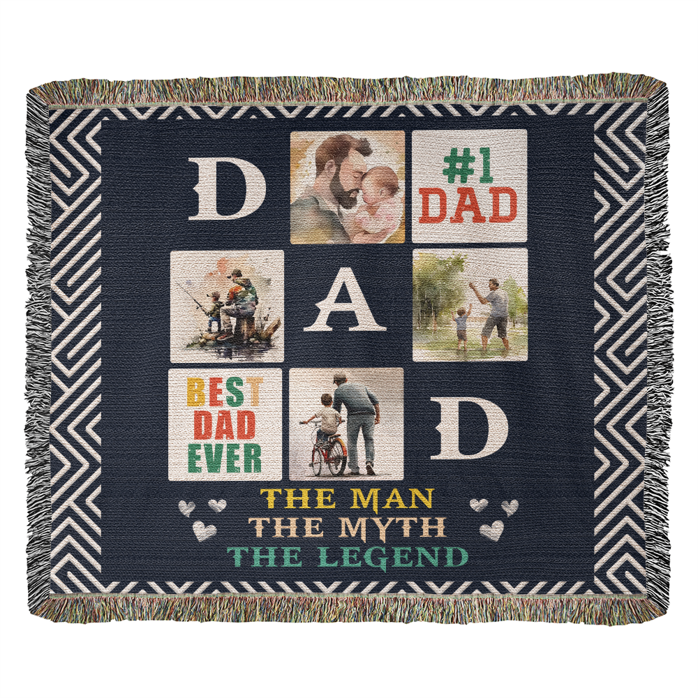 Testing Photo Heirloom Woven Blanket / Multi-Artwork & variants