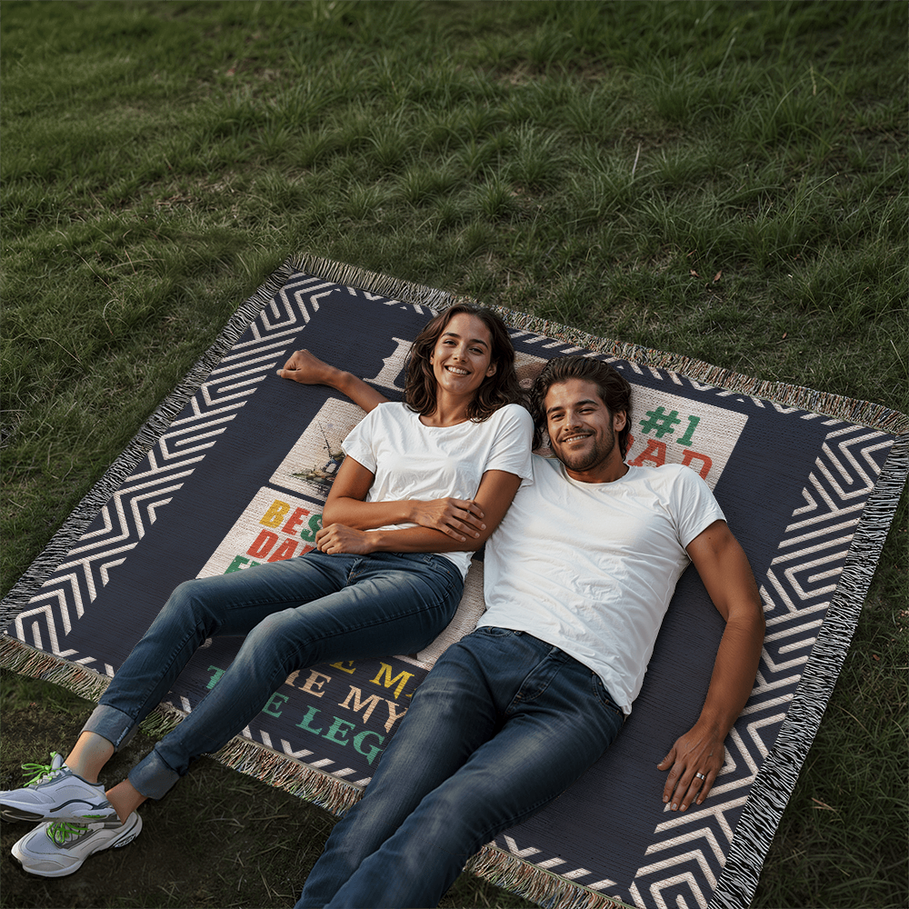 Testing Photo Heirloom Woven Blanket / Multi-Artwork & variants