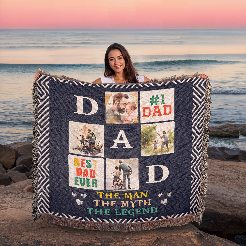 Testing Photo Heirloom Woven Blanket / Multi-Artwork & variants