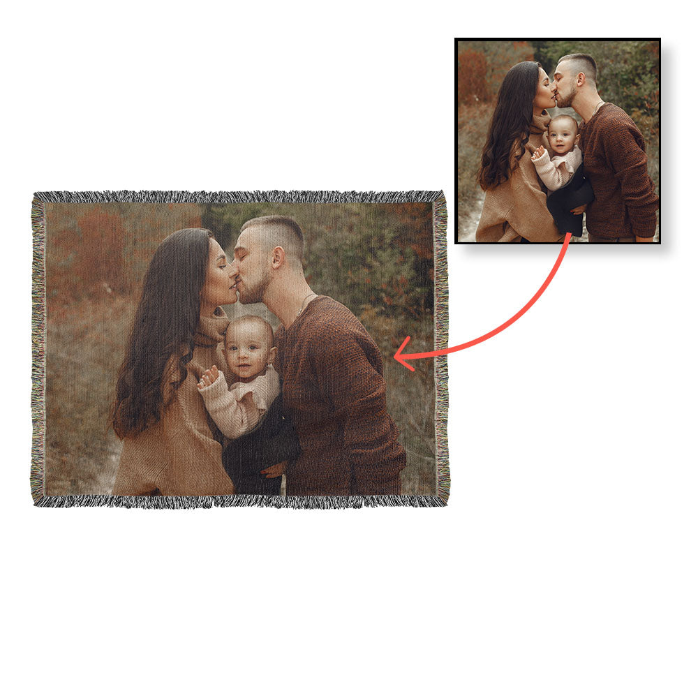 Testing Photo Heirloom Woven Blanket / Multi-Artwork & variants