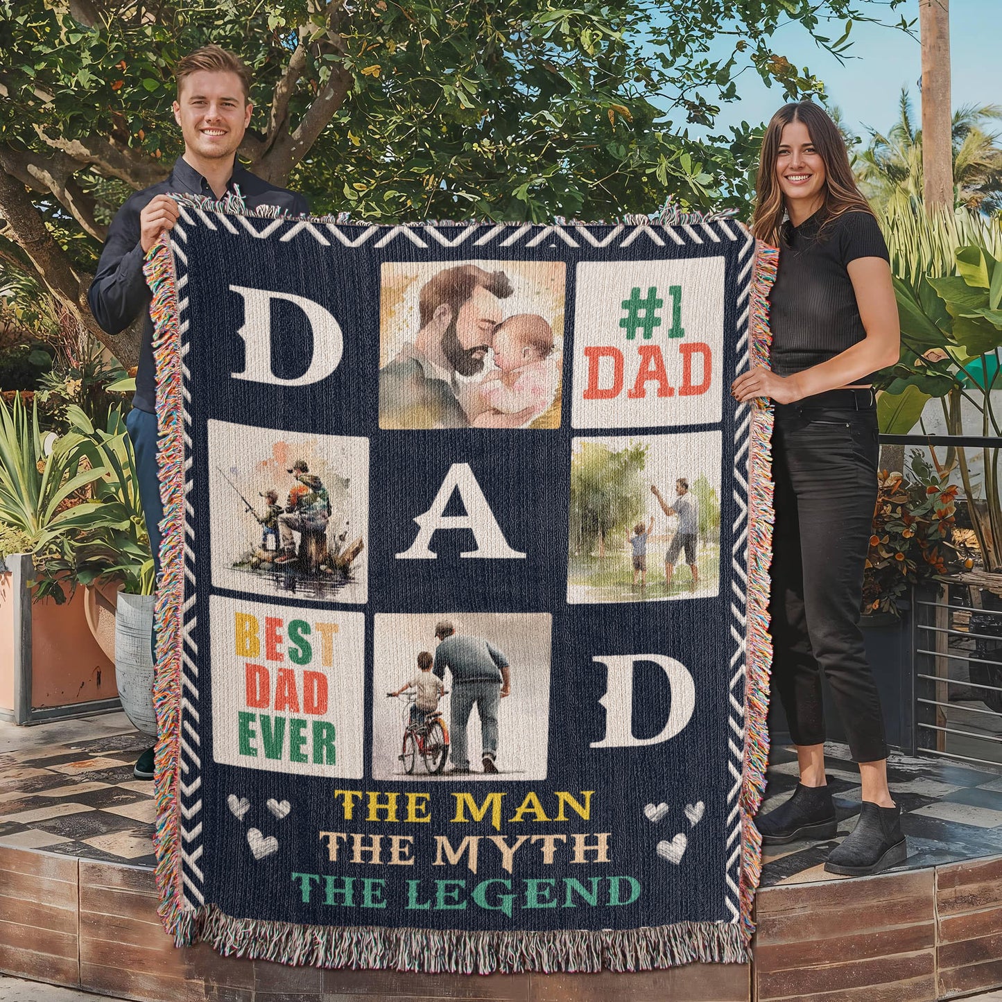 Testing Heirloom Woven Blanket (Photo) / Multi-artwork & variants