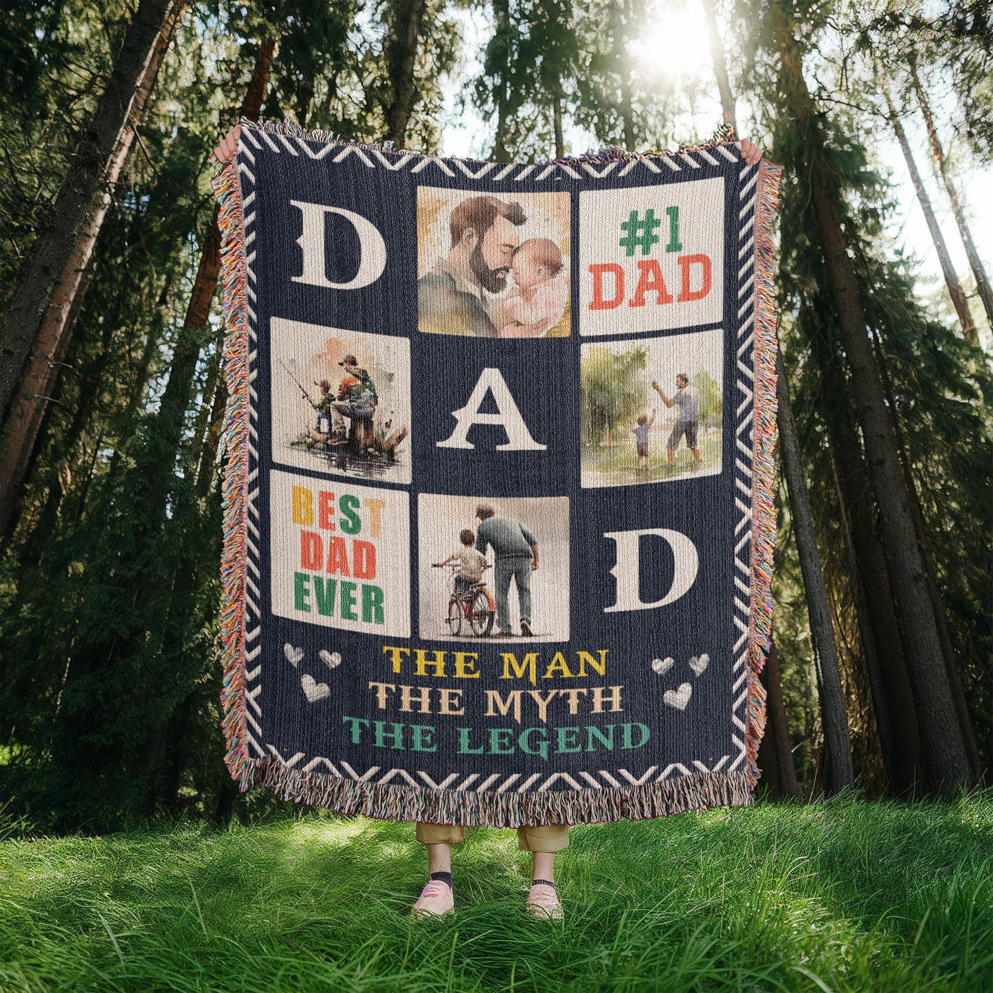 Testing Heirloom Woven Blanket (Photo) / Multi-artwork & variants