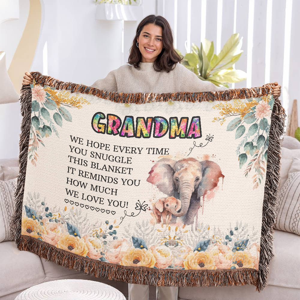 Testing H woven blanket / multi-artwork & variants