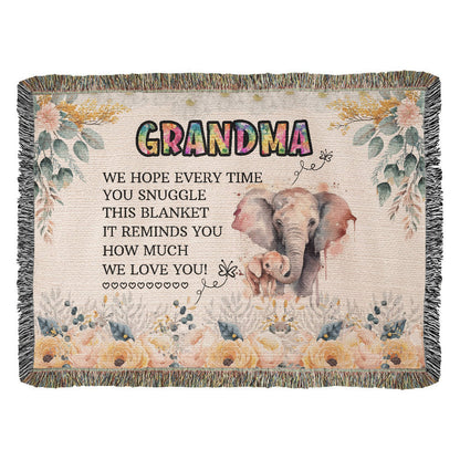 Testing H woven blanket / multi-artwork & variants