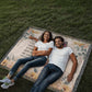 Testing H woven blanket / multi-artwork & variants