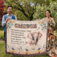 Testing H woven blanket / multi-artwork & variants