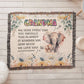 Testing H woven blanket / multi-artwork & variants