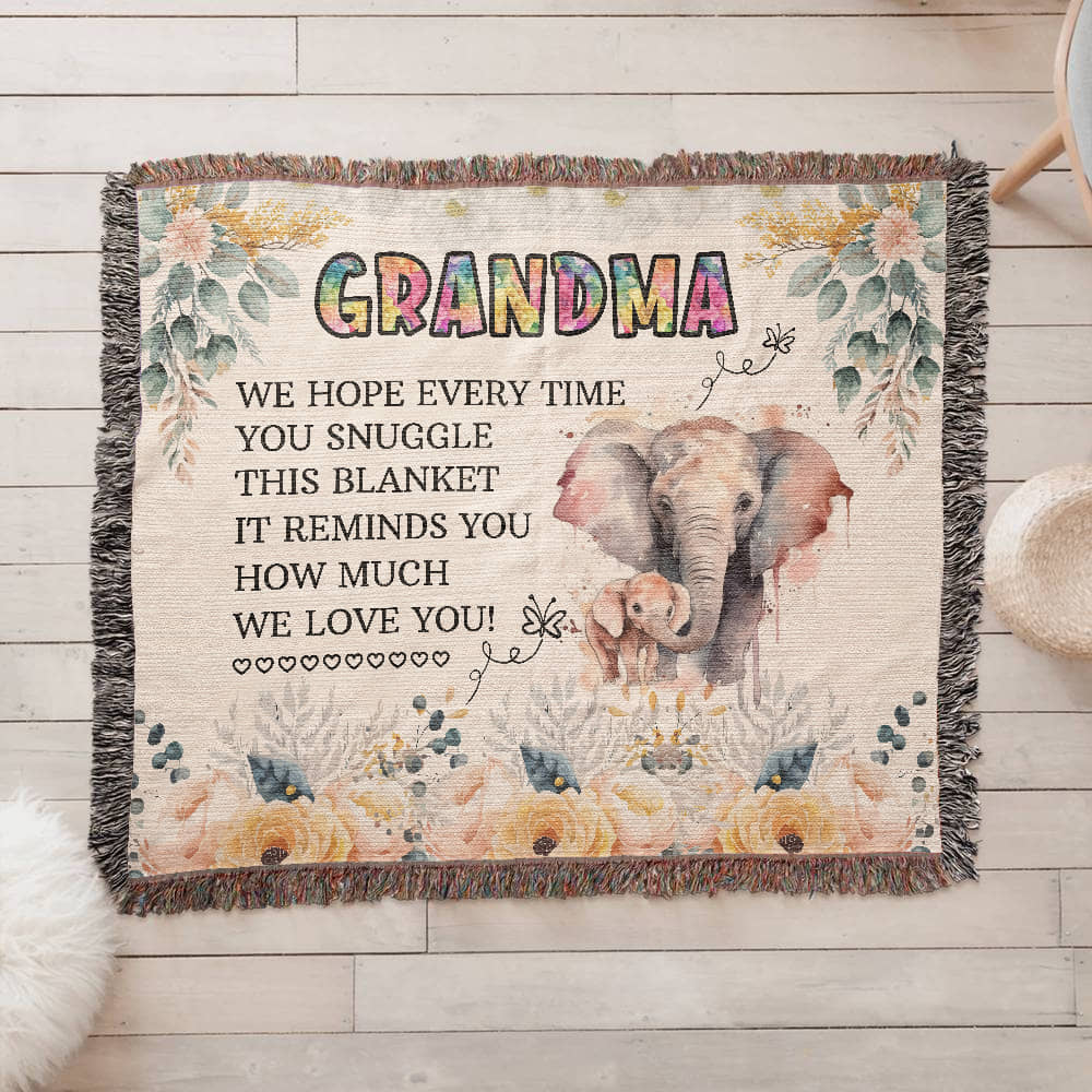 Testing H woven blanket / multi-artwork & variants