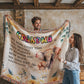Testing H woven blanket / multi-artwork & variants